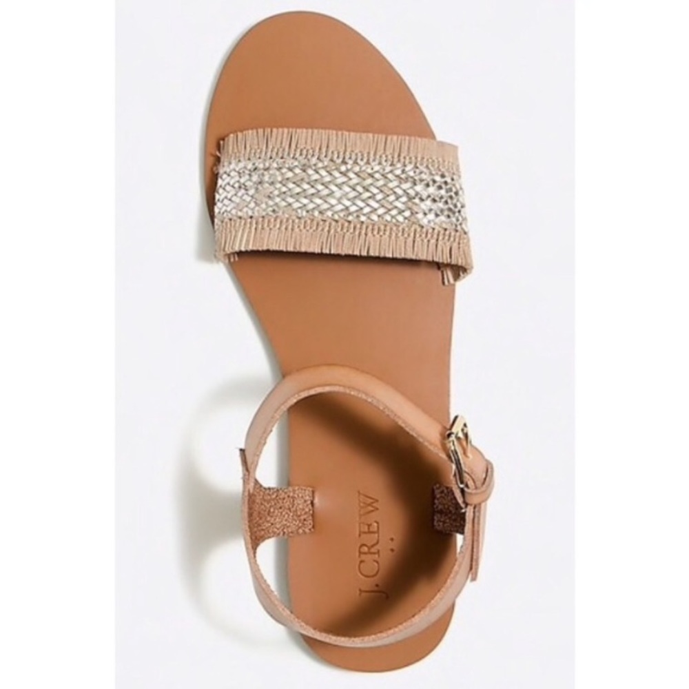 J Crew Raffia sandals